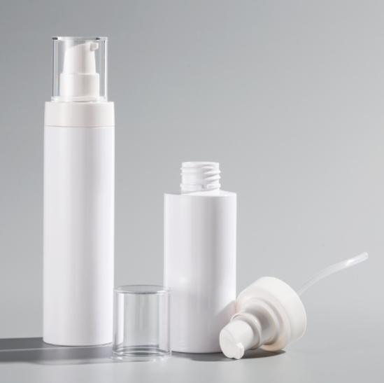 Bouteille de lotion en plastique de la peau de 150 ml avec pompe à crème