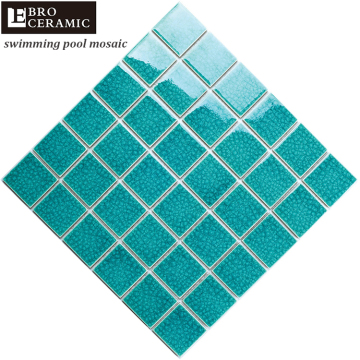 Swimming Pool Square Porslin Mosaic Tile - Badrum E48H09