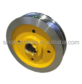 OEM Heavy Duty Crane Parts - Single or Double Flanged Crane Rail Wheel