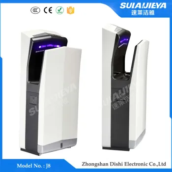 double side high speed jet air hospital hand dryers for washroom