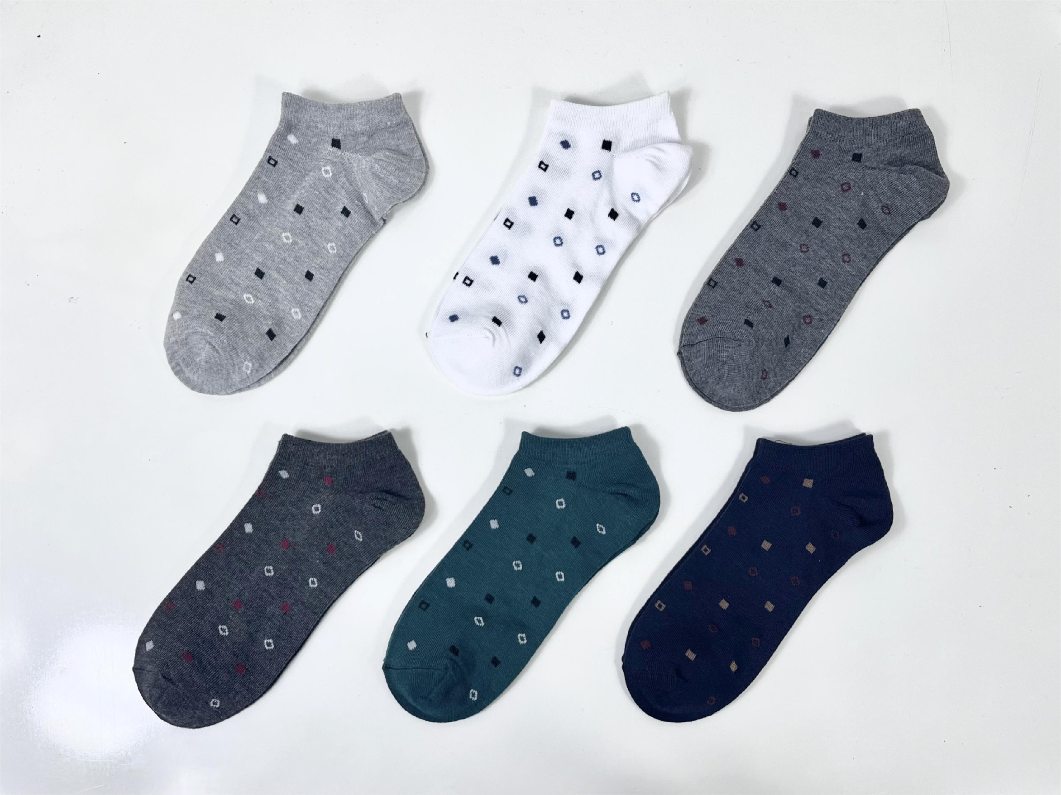 Oemen custom Logo Ankle Cushioned men Socks Fashion sports slip socks polyester crew men socks for men4