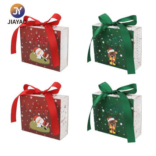 Coffret cadeau de Noël en carton ondulé