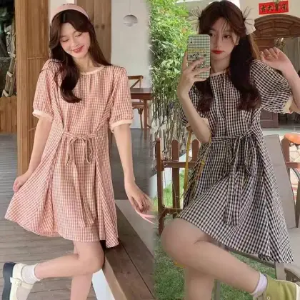 Summer Korean Style Women's Sleeve Dress