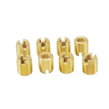 302/303 type thread insert zinc-plated brass m3 self-tapping thread inserts