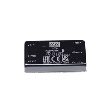 MEAN WELL RSDW Series DC-DC Converter Power Supply