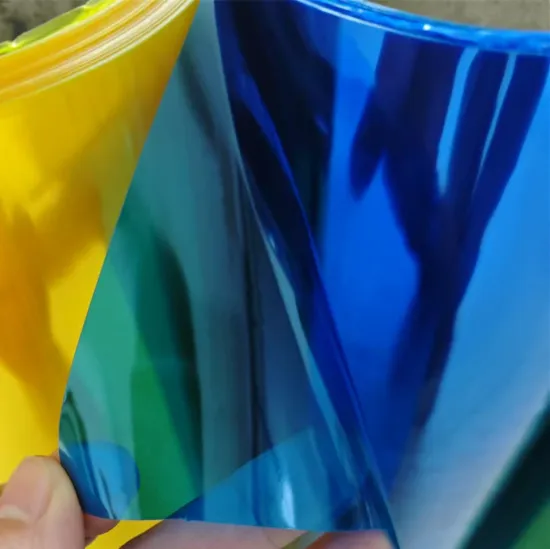Glossy color translucent PVC film