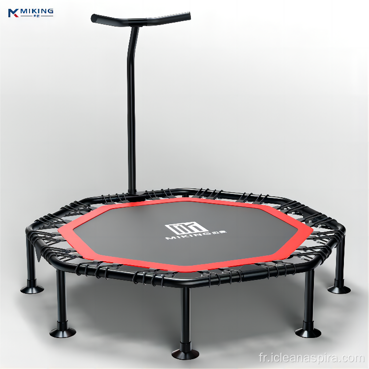 Trampoline intérieure en acier inoxydable avec poignée réglable