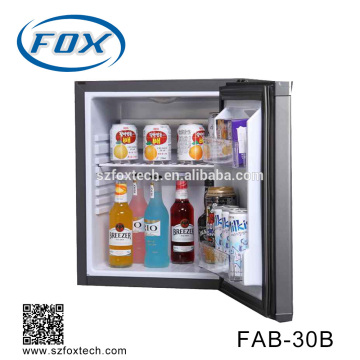 FOX high quality 30L cheap mini refrigerator for hotel guestroom