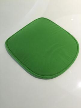 Modern green velvet removable seat cushion