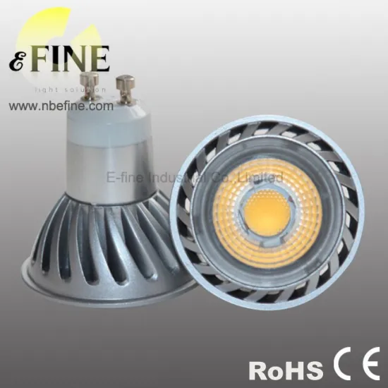 CE ROHS 3 years warranty led gu10 cob 5w die-casting aluminum