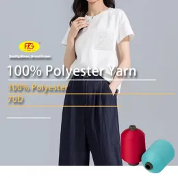 High Quality Polyester Yarn with Full Color Range