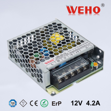 WEHO ultra thin power supply LRS series 110v/220v ac to dc 50w 12v slim switching power supply