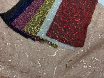 Wholesale Reversible Spangle Sequin Fabric