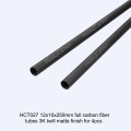 High strength 3k twill matte carbon fiber tube