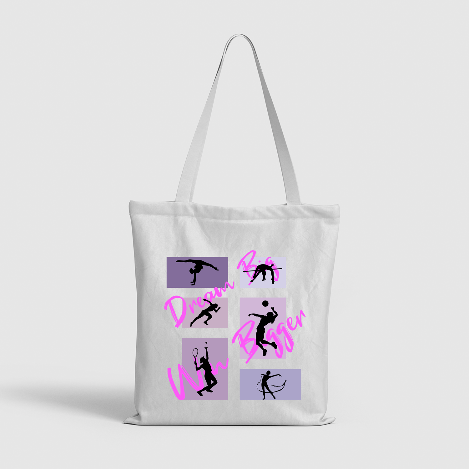 Olympic Special Design Large Capacity Canvas Shopping Bag