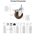OEM ODM Gusseisenbremse Stiel Casters Casters