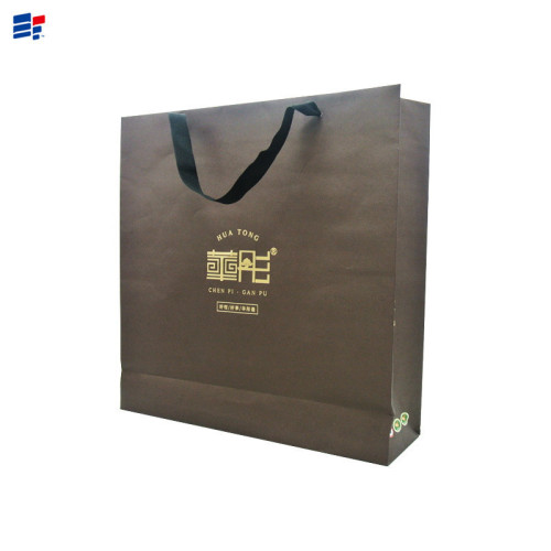 Boutique tea brown paper packaging bag