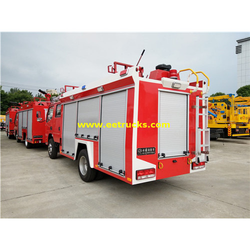 4m3 4x2 Used Fire Fighting Trucks