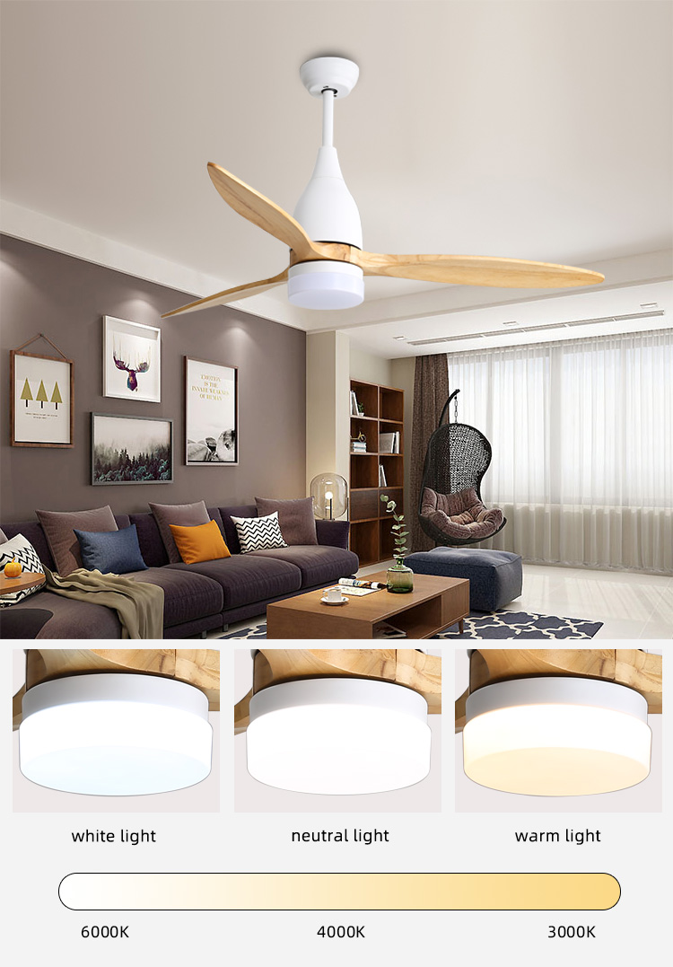 3 color ceiling fan 