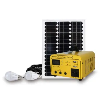 Low Cost Portable AC off-grid Solar Power System