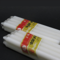 Bougies blanches sans gouttes de marque Allin Bougies en cire de palme