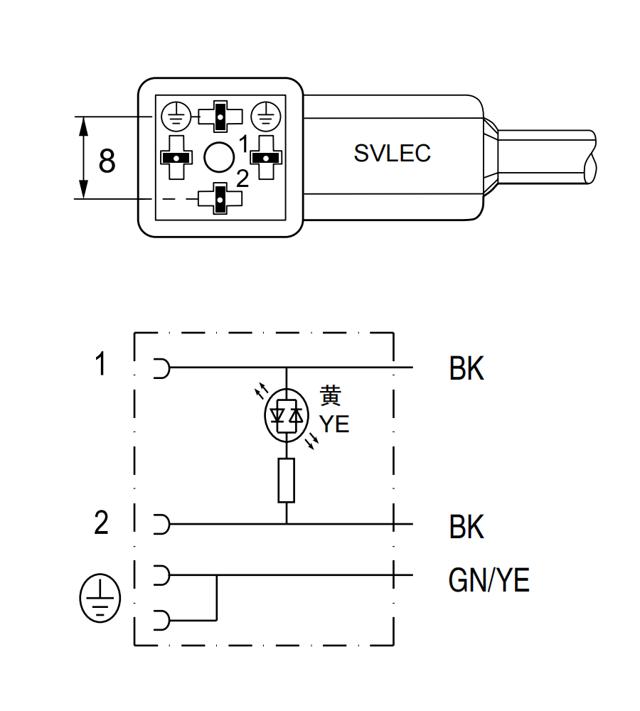 Valve plug C form