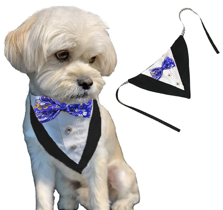 Formal Dog Tuxedo Bandanas