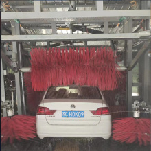 Gas station automatic car washing machine attention