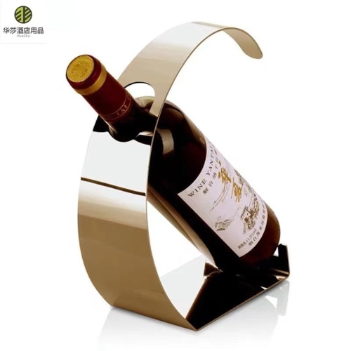 Creative stainless steel wine rack