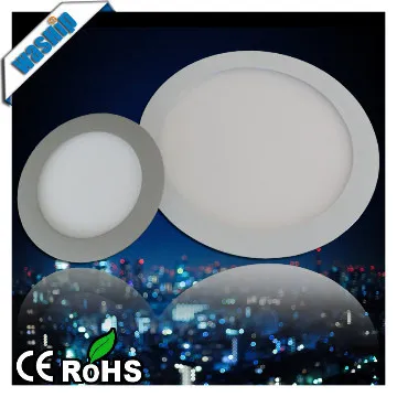 3 years warranty ultra thin edgelit round led panel light with CE ROHS
