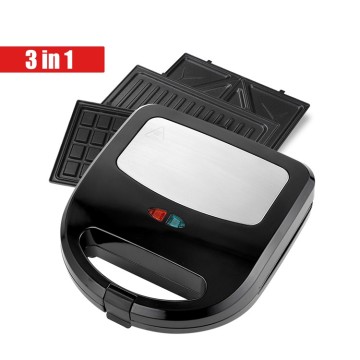 Caldo venduto 3 in 1 tostato staccabile hamburger hamburger grill grill gettsa sandwich produttore