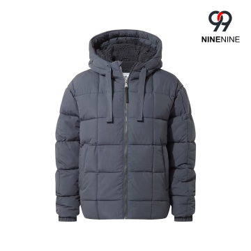 Jaqueta acolchoada pesada resistente ao chuveiro de grandes dimensões para mulheres