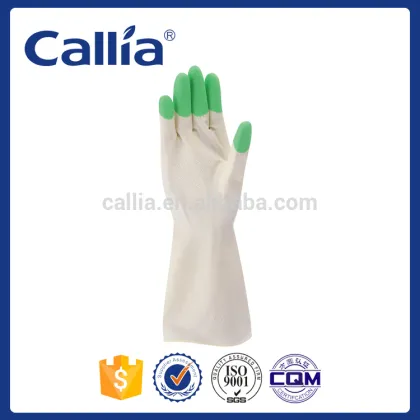 Long Sleeve Household Latex Gloves PVC Kitchen Glove