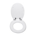 White MDF Toilet Seat Soft-Close Wooden Toilet Seat-Durable