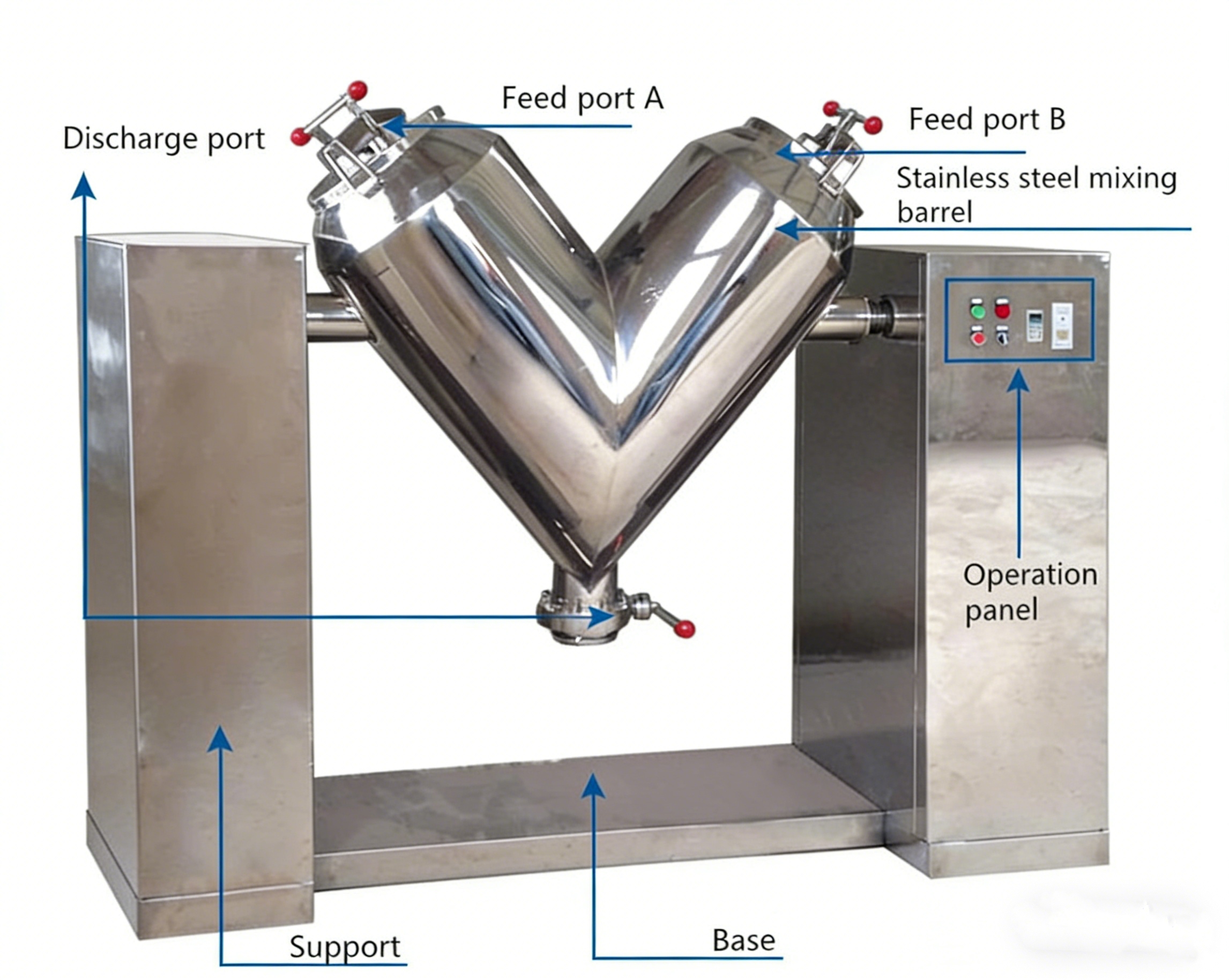 Seasoning Food Powder Mixer Blender Machine