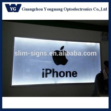 LED light box logo sign, single side light box