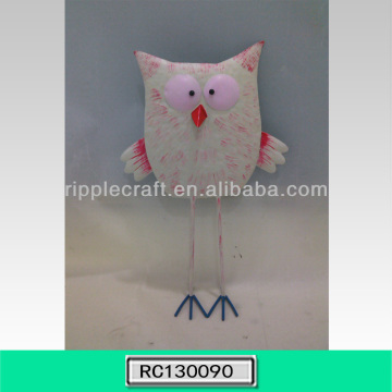 Ornamental Free Standing Owl Metal Garden Decor