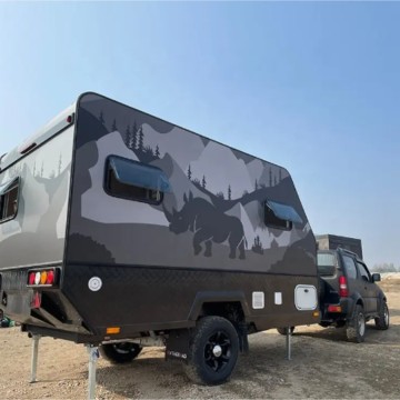 Travel House Van Van Portable Camper Trailer เตียงสองชั้น