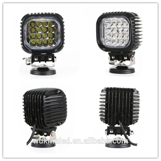 Car 48W Square LED Work Light 6500k Spot lights led 3500Lumens for ATV Jee-p Wrangler 4x4 Rv Trailer Fishing Boat Tractor Truck