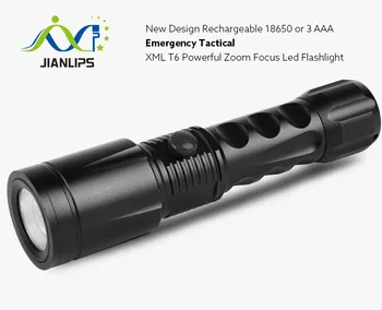 High Bright 800Lumens Rechargeable Torch Bike Zoom Flashlight