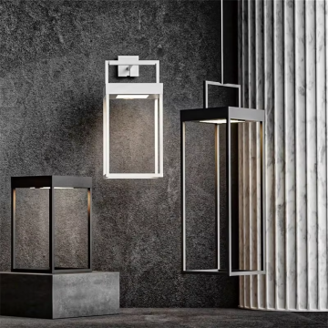 Lentera LED pengisian ulang logam modern untuk dekorasi rumah kreatif