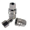 Stainless steel quick coupling  connectors hydraulic