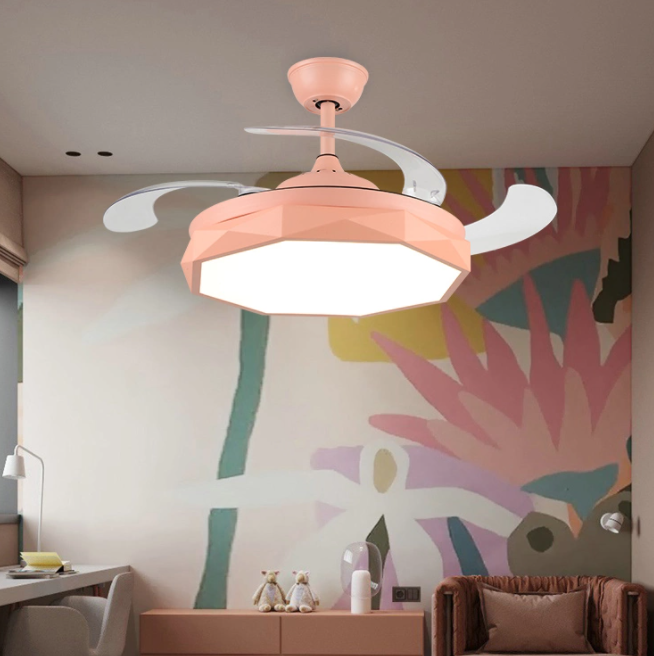 Ventilateur de plafond LED moderne