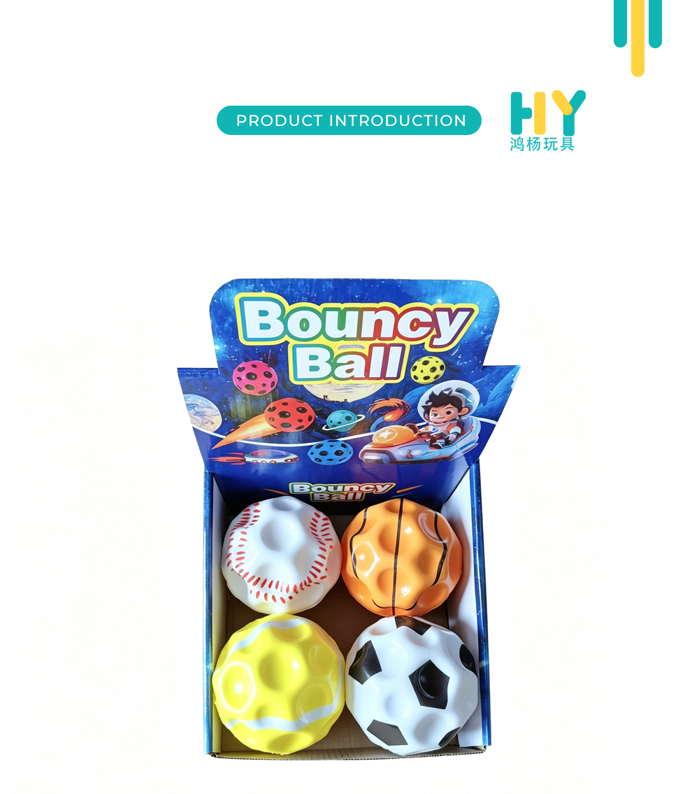 Four Sports Pattern Large Cave Bounce Balls X
