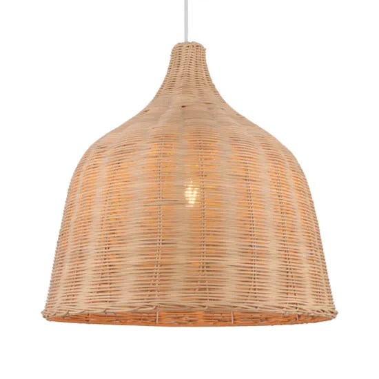 Modern Bamboo Ceiling Lights: LED Hanging Chandeliers & Pendant Light for Kitchen, Island, Bar, and Dining Room