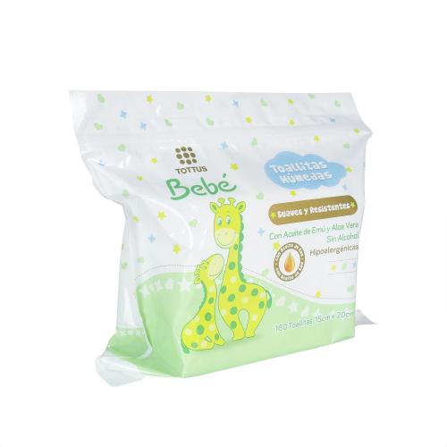 Toalhetes húmidos biodegradáveis ​​para bebés Ultra-Soft do OEM