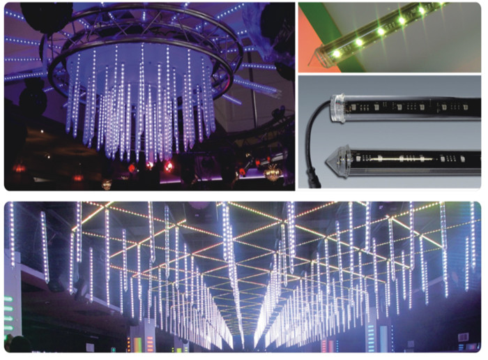 LED 3D Tube Club ceiling deco