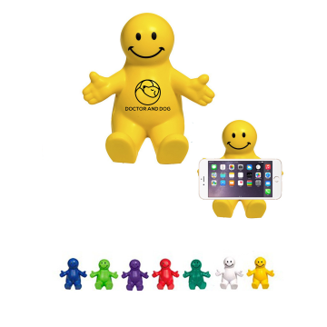 Custom Happy Dude Cell Phone Stand Stress Reliever