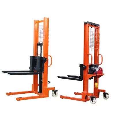Wholesale Electric Pallet Stacker Straddle Lifting Equipment