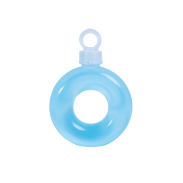Wholesale Donut-Shaped 500ml PP Plastic Bottles with High-Temperature Resistant Lids